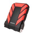 Adata DashDrive Durable HD710 1TB 2.5'' USB3.1 Czerwony