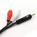 TB Kabel 3,5mm Mini Jack - 2x RCA M/M (chinch) 2,5m