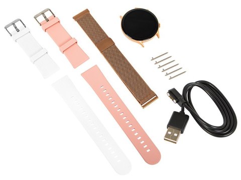 BLOW Smartwatch X19 Bluetooth różowy