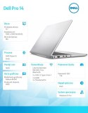 Dell Laptop Dell Pro 14 PC14255/AMD Ryzen AI 7 PRO 350/16GB/1TB SSD CL25/14.0 FHD+/Radeon 860M/FgrPr/FHD/IR Cam/Mic/WLAN+BT/Backlit K