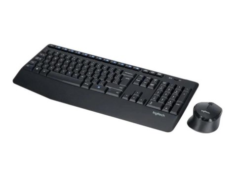 Zestaw bezprzewodowy klawiatura i mysz Logitech MK345 czarny