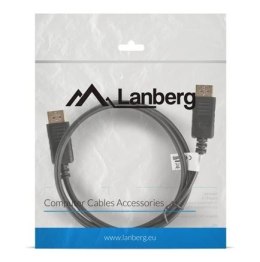 Lanberg Kabel DisplayPort M/M 4K 1M czarny