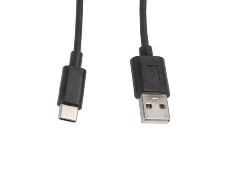 Lanberg Kabel USB-C -> USB-A M/M 1M 2.0 czarny