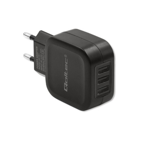 Qoltec Ładowarka sieciowa 17W | 5V | 3.4A | 3xUSB