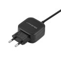 Qoltec Ładowarka sieciowa 17W | 5V | 3.4A | USB + kabel Micro USB