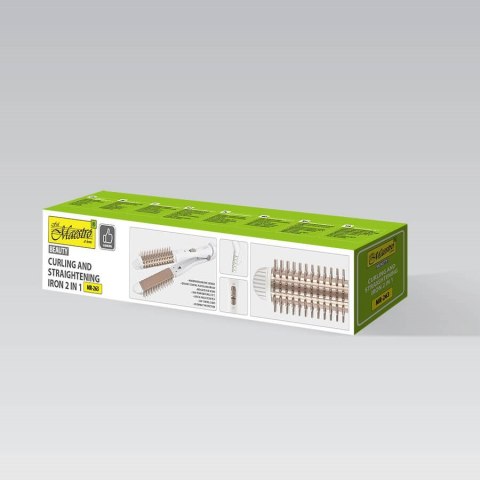 Lokówko-prostownica do włosów 2w1 55W MAESTRO MR-263