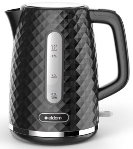 ELDOM CZAJNIK ELLI,POJ.1,7 L,MOC 2200 W,CZARNY,STR