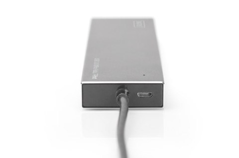 Digitus HUB/Koncentrator 7-portowy USB 3.0 SuperSpeed, aktywny, aluminium