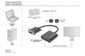 Digitus Konwerter/adapter audio-video VGA do HDMI, 1080p FHD, z audio 3.5mm MiniJack