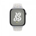 Apple Pasek sportowy Nike w kolorze czystej platyny do koperty 46 mm - rozmiar S/M
