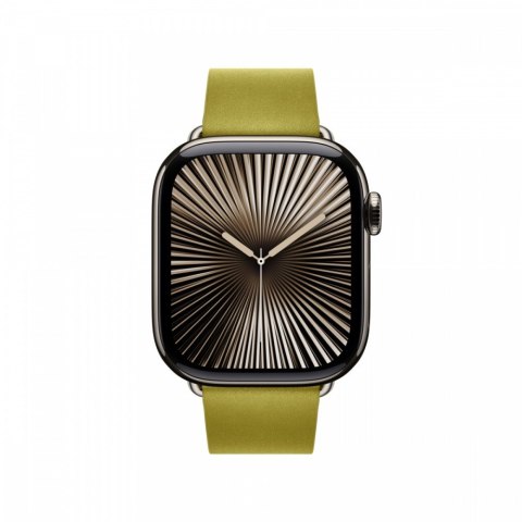 Apple Pasek w kolorze zieleni Chartreuse z klamrą nowoczesną do koperty 42 mm - rozmiar S