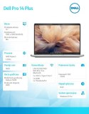 Dell Laptop Dell Pro 14 Plus PB14255 W11P AMD Ryzen 5 220/16GB/512GB/14.0'FHD+/AMD Radeon 740M/FgrPr&SmtCd/FHD/IRCam/Mic/WLAN+BT/Bckl