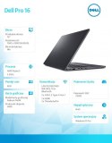 Dell Laptop Dell Pro 16 PC16255/AMD Ryzen 5 220/8GB/512GB SSD CL25/16.0 FHD+/Radeon 740M/FgrPr/FHD/IR Cam/Mic/WLAN+BT/Backlit Kb/3Cel