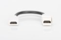 Digitus Moduł Keystone HDMI z kablem 12cm, łącznik do gniazd i pustych paneli, żeński/żeński, biały