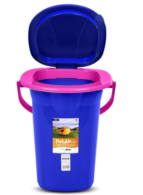 GreenBlue Toaleta turystyczna GB320BR granatowo-różowa