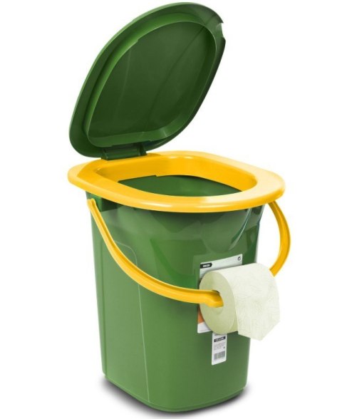 GreenBlue Toaleta turystyczna GB320GO ciemnozielono-pomarańczowa