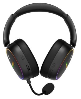 Słuchawki dla graczy Hator Phoenix 2 Wireless bezprzewodowe czarne