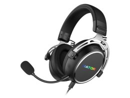 Słuchawki dla graczy Hator HYPERGANG 3 USB czarne