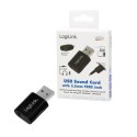 LogiLink Karta dźwiękowa USB 2.0 3.5mm TRRS jack