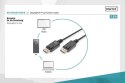 Digitus Kabel połączeniowy DisplayPort z zatrzaskami 1080p 60Hz FHD Typ DP/DP M/M czarny 2m