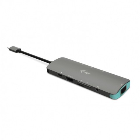 I-tec Stacja Dokująca USB-C Metal Nano 1x HDMI 4K Ultra HD 3840 x 2016 @ 30Hz 1x czytnik SD 1x czytnik micro SD 1x Ethernet GLAN RJ-4