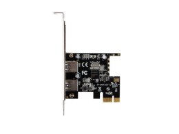 Lanberg Karta PCI Express - USB 3.1 Gen.1 2 porty + Śledź niskoprofilowy