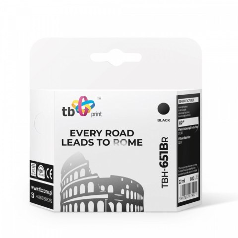 TB Print Tusz do HP DJ 5575 TBH-651BR czarny refabrykowany