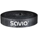 Savio Organizer na kable, Taśma, Rzep, 14mm szerokości, 5m OC-06