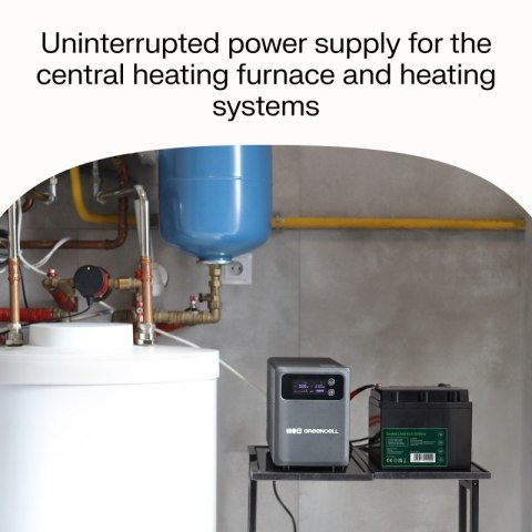 Green Cell Zasilacz awaryjny UPS AVR PowerCore 500W/800VA 12VDC