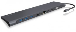 IcyBox Stacja dokująca IB-DK2102-C USB TYPE C