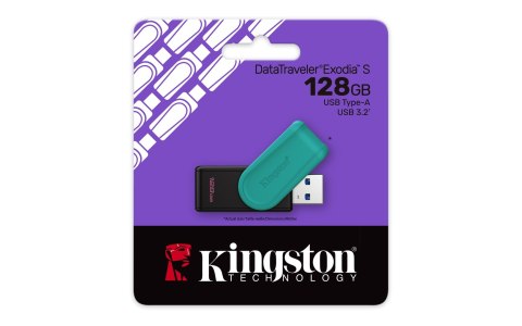 KINGSTON FLASH 128GB USB 3.2 Gen 1 DataTraveler Exodia S B+T