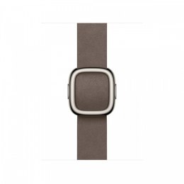 Apple Pasek w kolorze szarobrązowym z klamrą nowoczesną do koperty 42 mm - rozmiar L