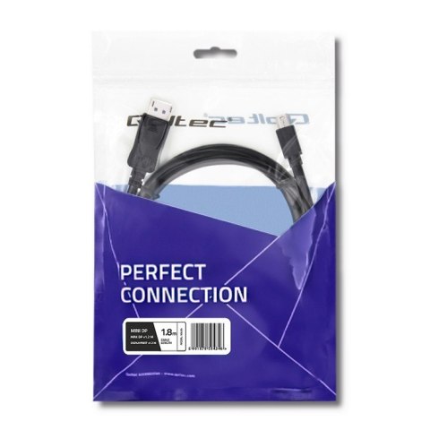 Qoltec Kabel Mini DisplayPort v1.1/ DisplayPort v1.1 | 1080P | 1,8m