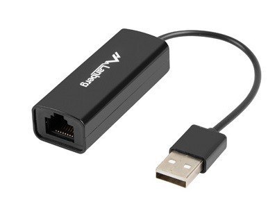 Lanberg Karta sieciowa USB 2.0 1X RJ45 100MB NC-0100-01