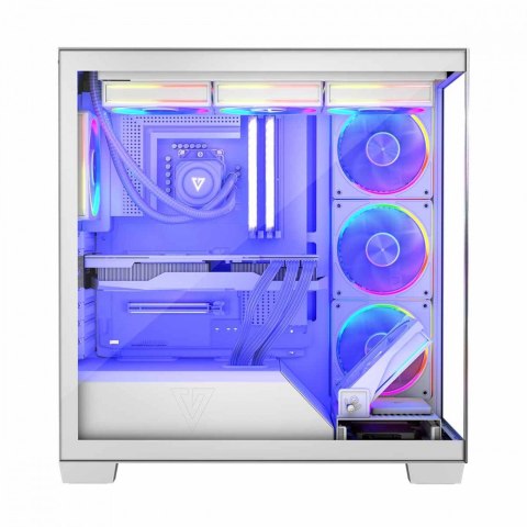 MODECOM Obudowa PC STELLAR 5F ARGB 20 Biała