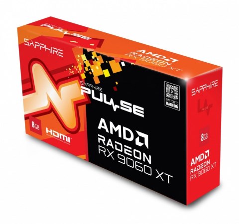 Sapphire Technology Karta graficzna Radeon RX 9060 XT PULSE 8GB GDDR6 128bit DP/2HDMI