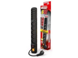 Acar Listwa zasilająca S10 1.5m 10 gniazd Czarna