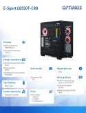 OPTIMUS Komputer E-Sport GB550T-CR8 Ryzen 7 5800X/16GB/1TB/RTX 5060 Ti 16GB/W11H