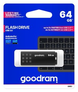 GOODRAM Pendrive UME3 64GB USB 3.0 Czarny