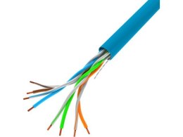 Lanberg Kabel LAN UTP 100Mb/s 305m drut cca niebieski