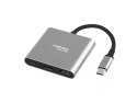 Natec Multi Port Fowler mini USB-C PD, USB 3.0, HDMI 4K