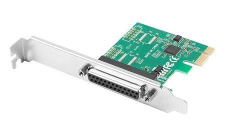 Lanberg Karta PCI EXPRESS LPT (DB25) X1 LANBERG + ŚLEDŹ LOW PROFILE