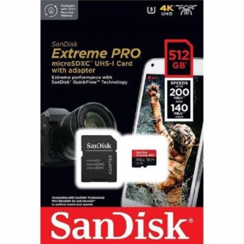 Karta pamięci SANDISK 512 GB Opakowanie