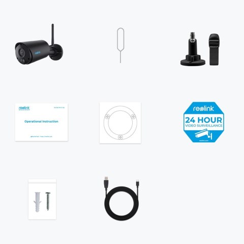 Kamera IP zewnętrzna Reolink Argus B320, czarna