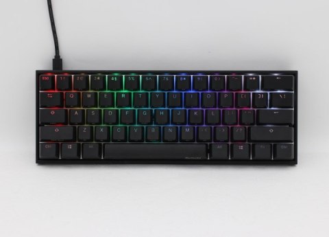 Ducky Mecha Mini klawiatura czarna z myszką Gaming USB angielska