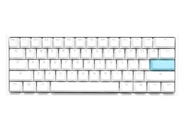 Klawiatura Gaming USB QWERTZ niemiecka Ducky DKON2061ST Biały