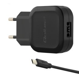 Qoltec Ładowarka sieciowa 12W | 5V | 2.4A | USB | +kabel Micro USB