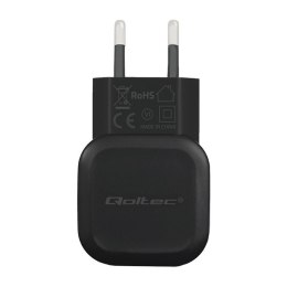 Qoltec Ładowarka sieciowa 12W | 5V | 2.4A | USB | +kabel Micro USB