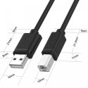 Unitek Kabel USB 2.0 AM-BM, 3M; Y-C420GBK