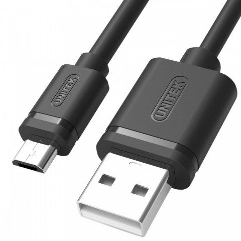 Unitek Kabel USB - microUSB 2.0, 1,5M, M/M; Y-C434GBK